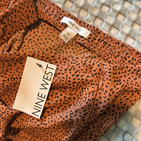 Nine West Brown Patterned Skirt NWT - Picture 5 of 8